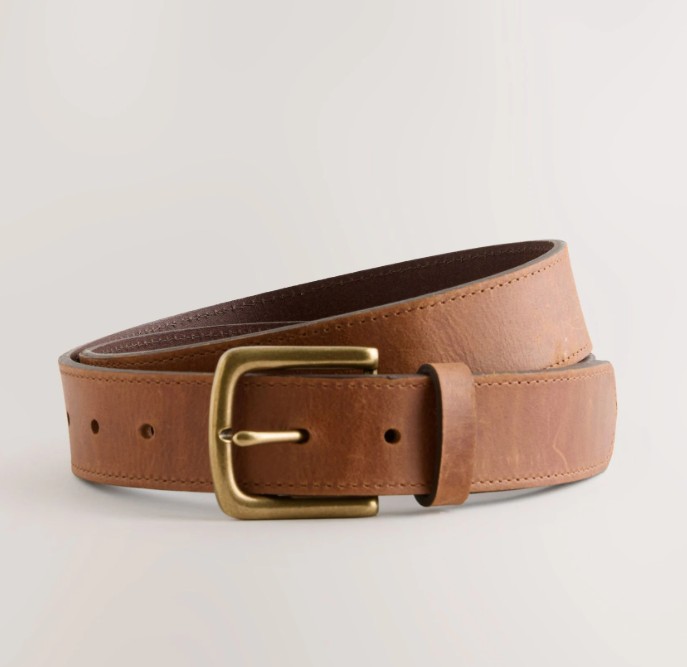 Designer Handcrafted Belt - Fully customized buckle and stitching